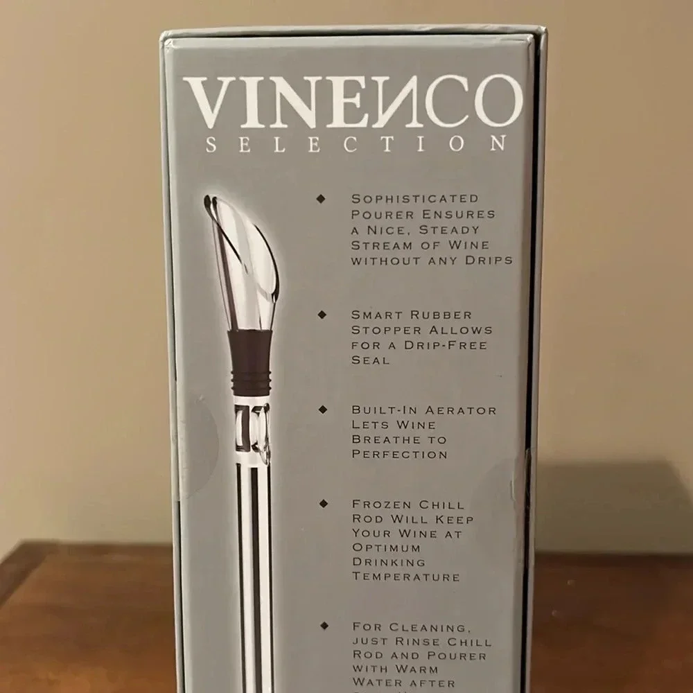 Wine Chiller Gift Set | Wine Chiller | Cocktail Napkins | Gifts | Holiday Gift